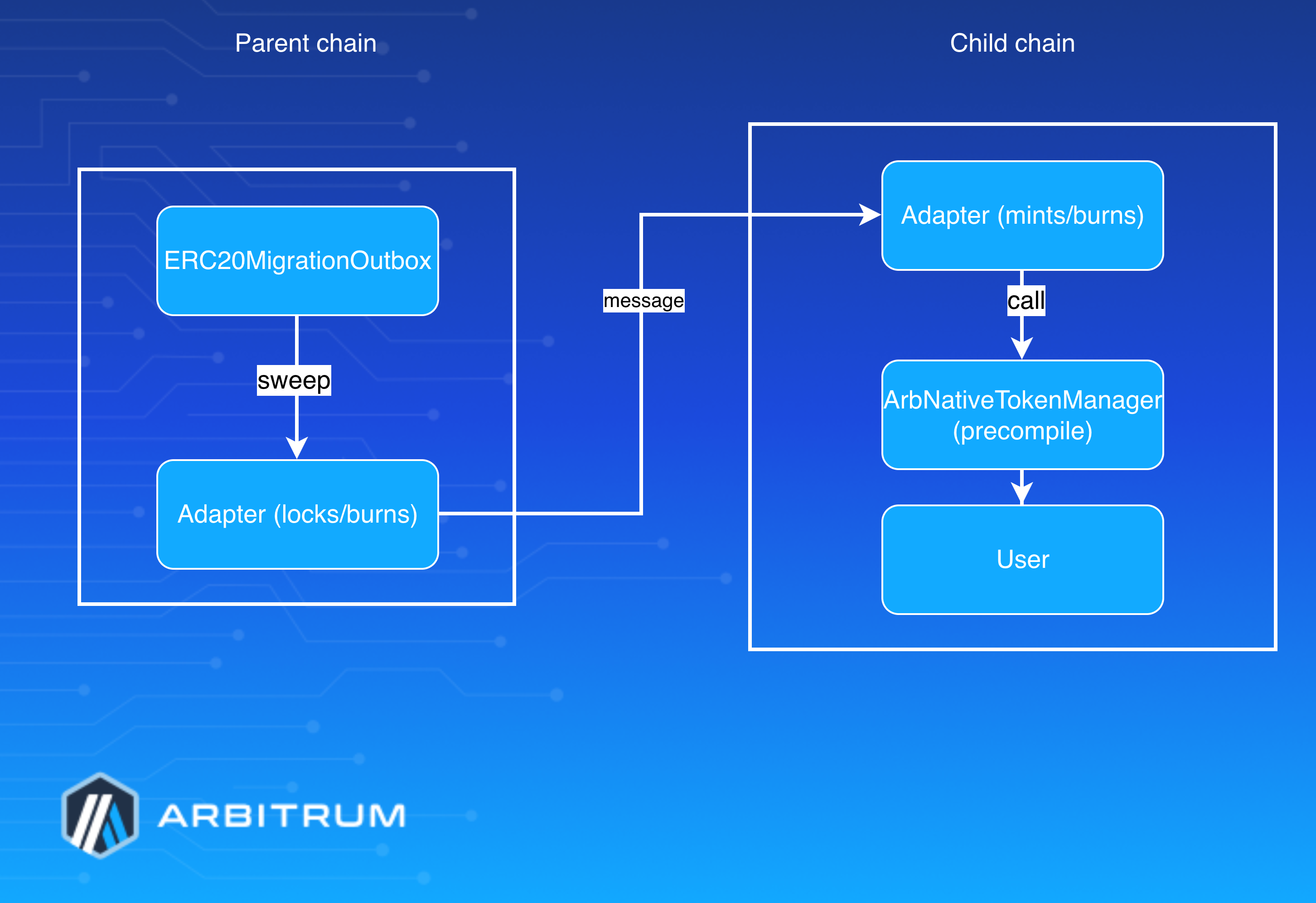 Bridge provider mint and burn